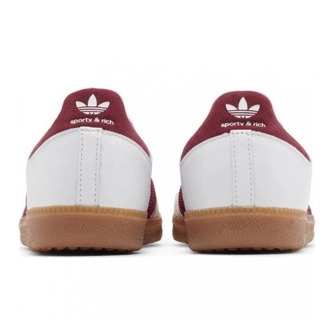 Adidas Originals Samba OG Sporty Rich White Core Burgundy