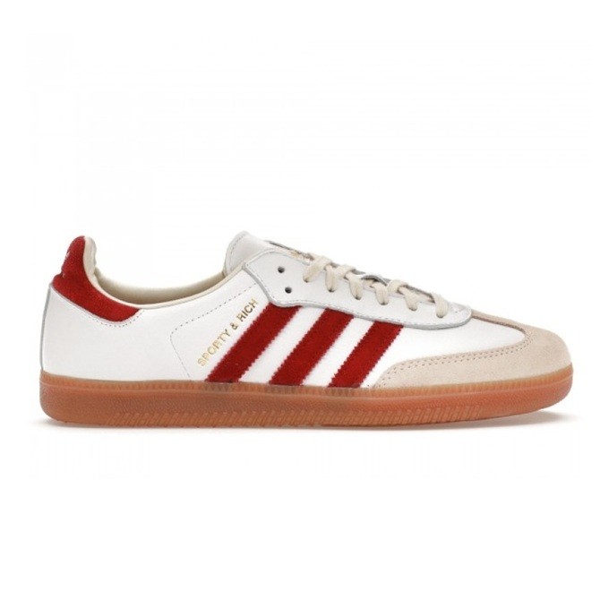 Adidas Originals Samba OG Sporty Rich White Core Burgundy