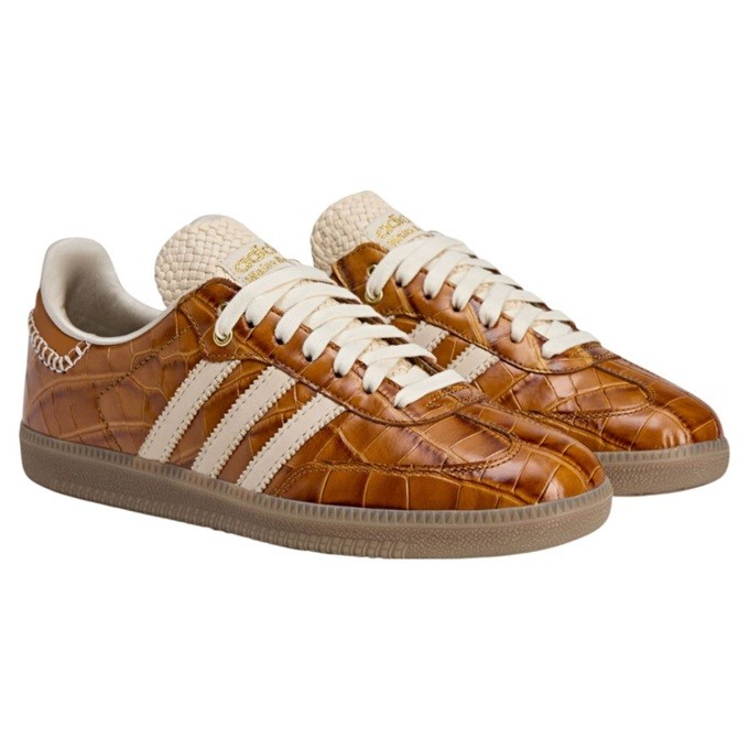 Adidas Originals Samba x Wales Bonner Croc Night Brown